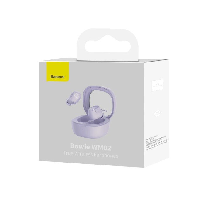 Baseus Bowie WM02 PLUS True Wireless Earphones - Purple
