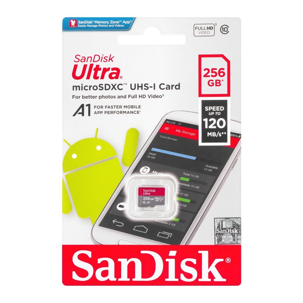 SanDisk 256GB 200MB/s Micro SD Card