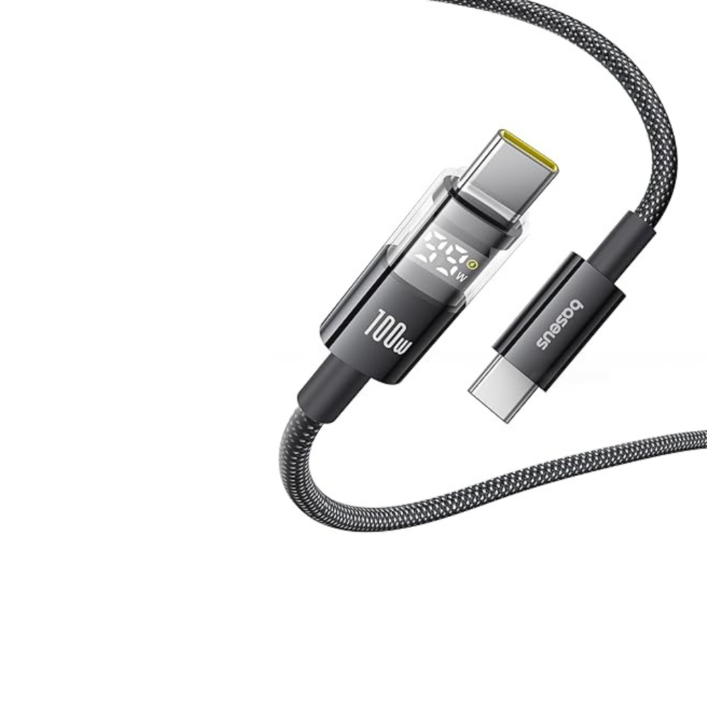 Baseus Display 2 Fast Charging Data Cable C to C 100W - Image 4