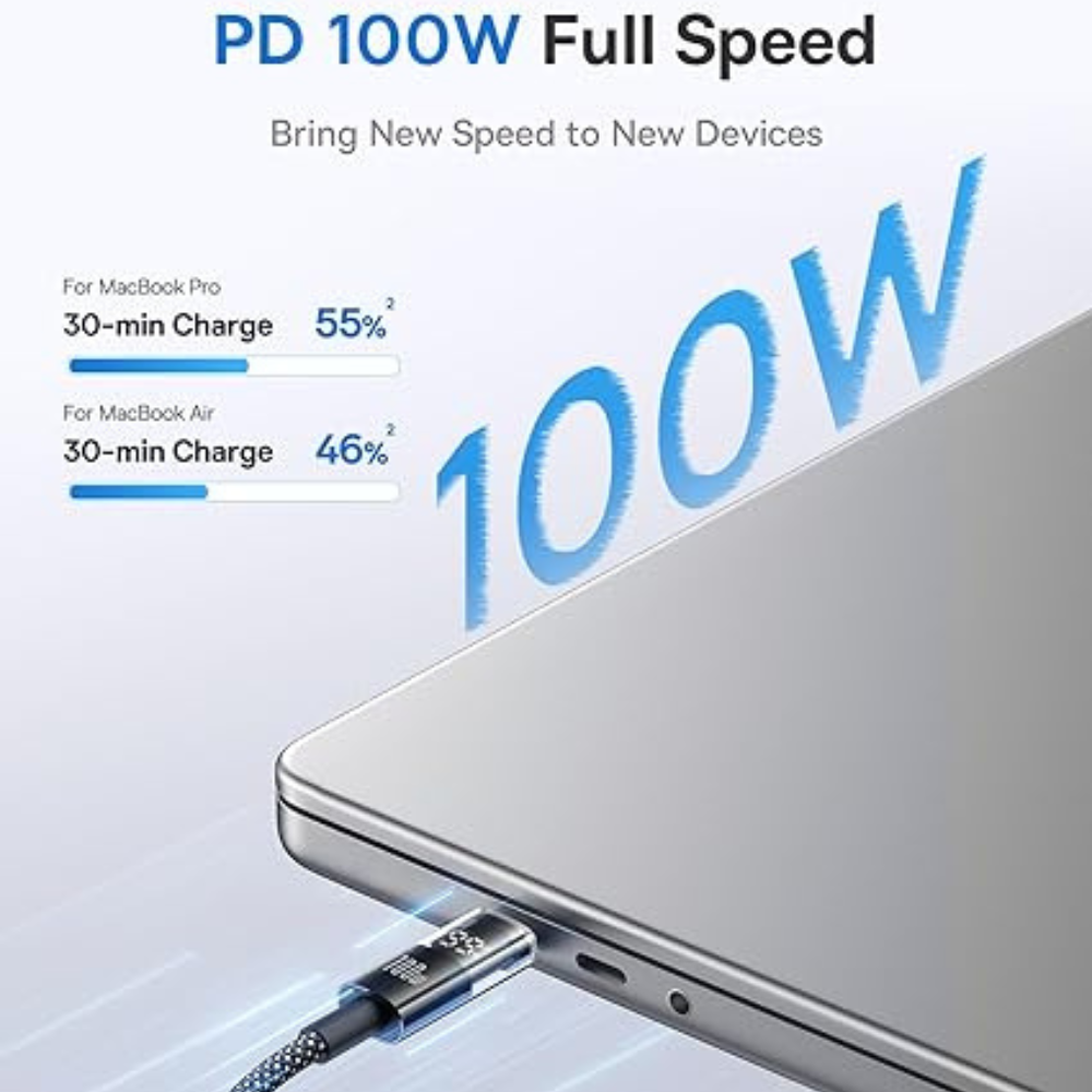 Baseus Display 2 Fast Charging Data Cable C to C 100W - Image 5