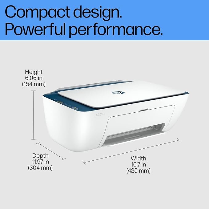 HP DeskJet 2721e All-in-One Wireless Inkjet Printer & Instant Ink with HP+ - Image 9