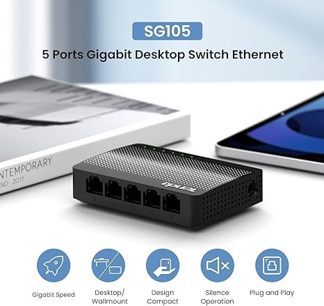 SG105 | 5-Port Gigabit Ethernet Switch - Image 6