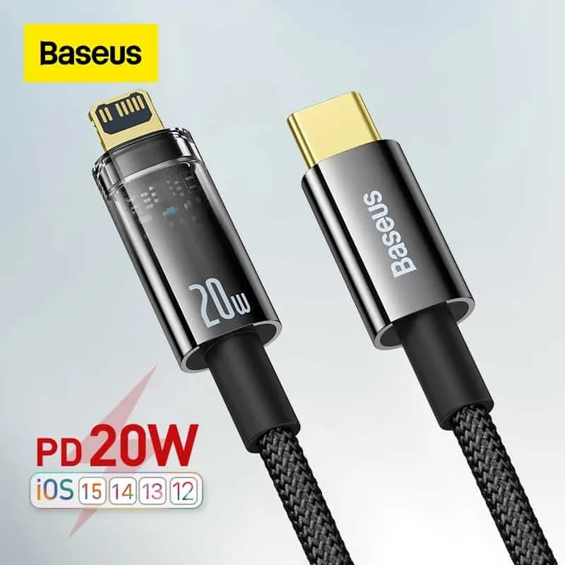 Baseus Fast Charging Data Cable Type-C to Ip 20W - Image 6