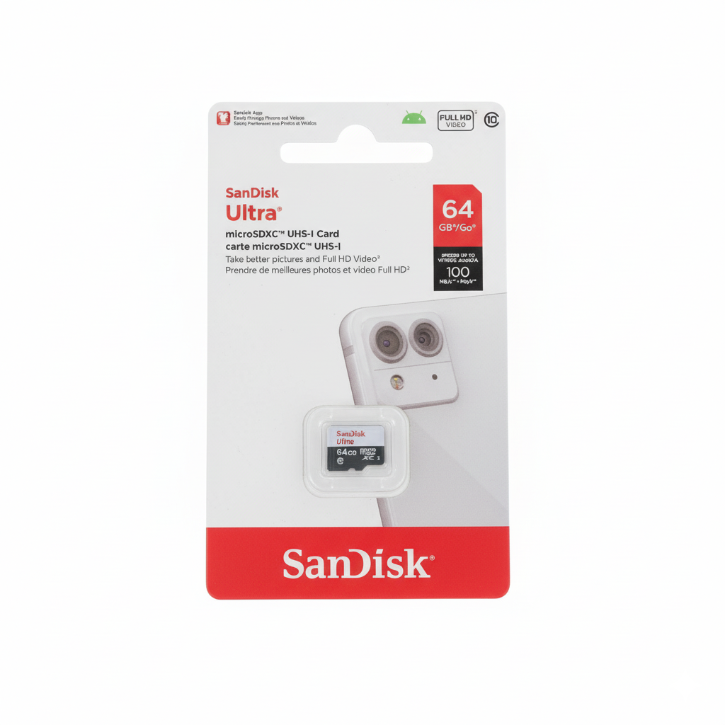 Sandisk Ultra microSD UHS-1 Card 64GB