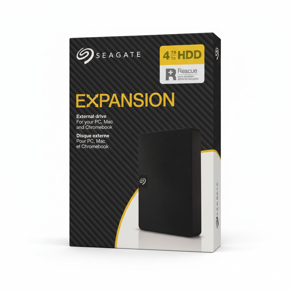 Seagate Expansion 4TB Portable USB 3.0 External Hard Drive | STKM4000400