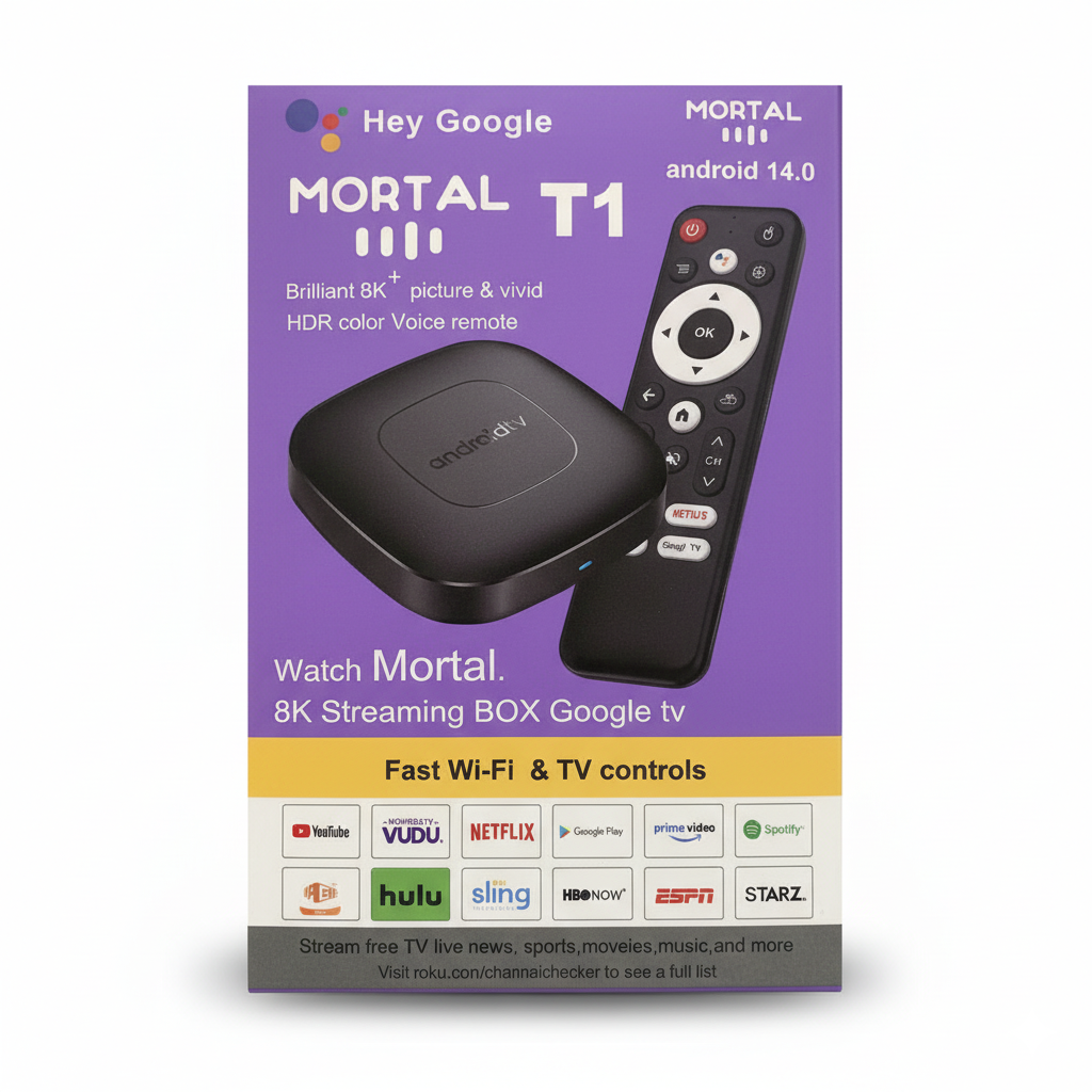 Mortal T1 Smart Streaming Media Player TV Box