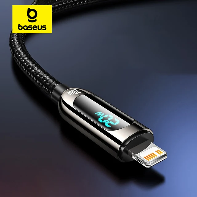 Baseus LED Display USB Type C to Lightning Cable - Image 8