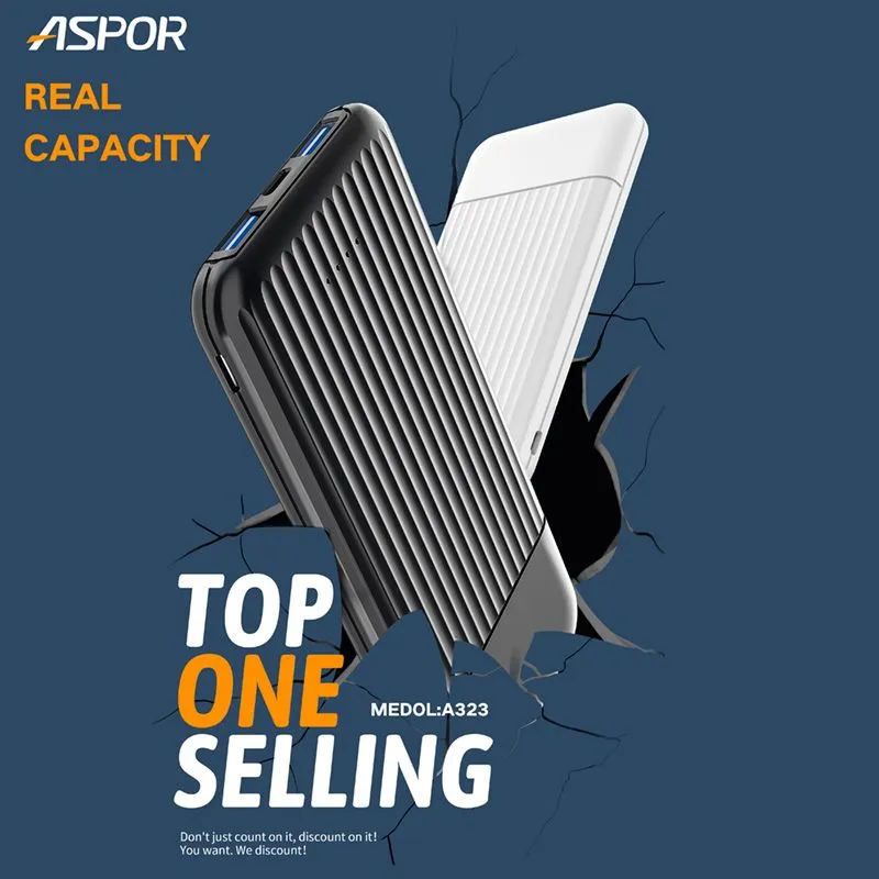 Aspor A323 Power Bank 10000mAh - Image 4