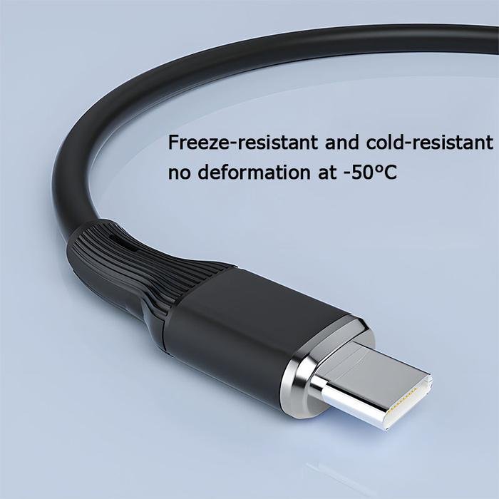 LogiLink USB To Type C Silicone Fast Charging Data Cable 1M - Image 3