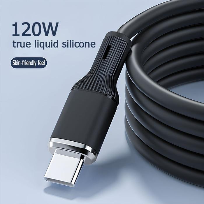 LogiLink USB To Type C Silicone Fast Charging Data Cable 1M - Image 4