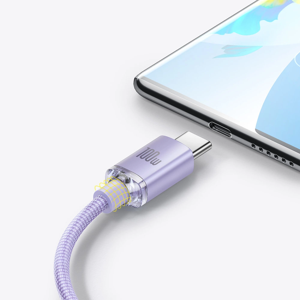 Baseus Crystal Shine USB to Type C Cable 100W - Image 7