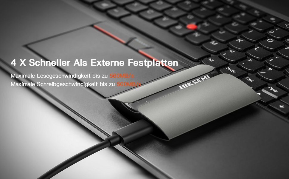 HIKSEMI T300S Shield 512GB USB 3.1 Portable SSD - Image 3