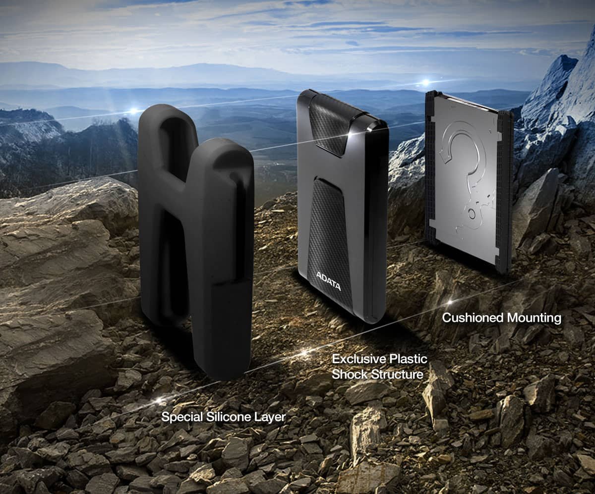 Adata HD680 2TB Shock-Proof External Hard Drive - Image 5