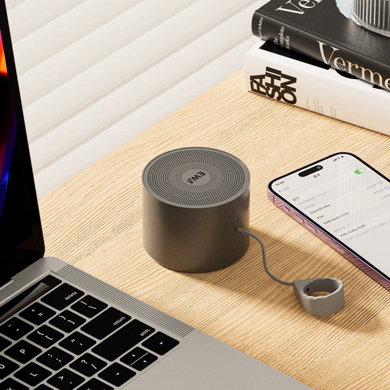 EWA A129 Mini Bluetooth 5.0 Bass Radiator Metal Speaker - Image 7
