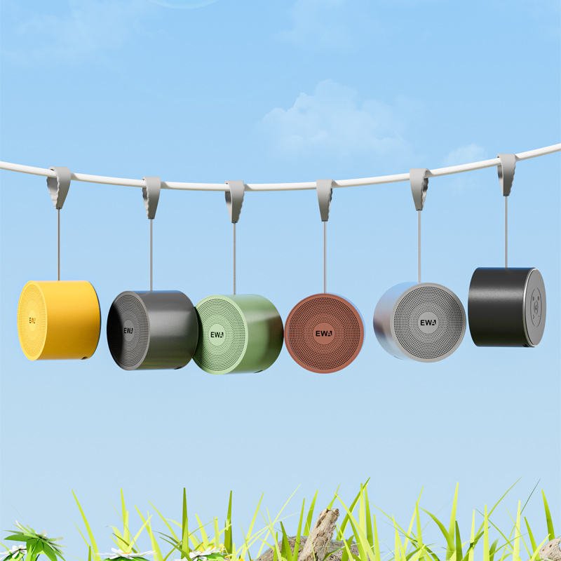 EWA A129 Mini Bluetooth 5.0 Bass Radiator Metal Speaker - Image 8