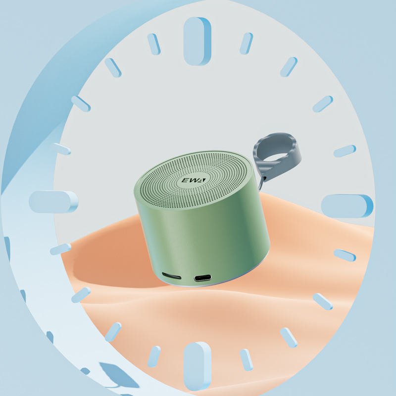 EWA A129 Mini Bluetooth 5.0 Bass Radiator Metal Speaker - Image 2