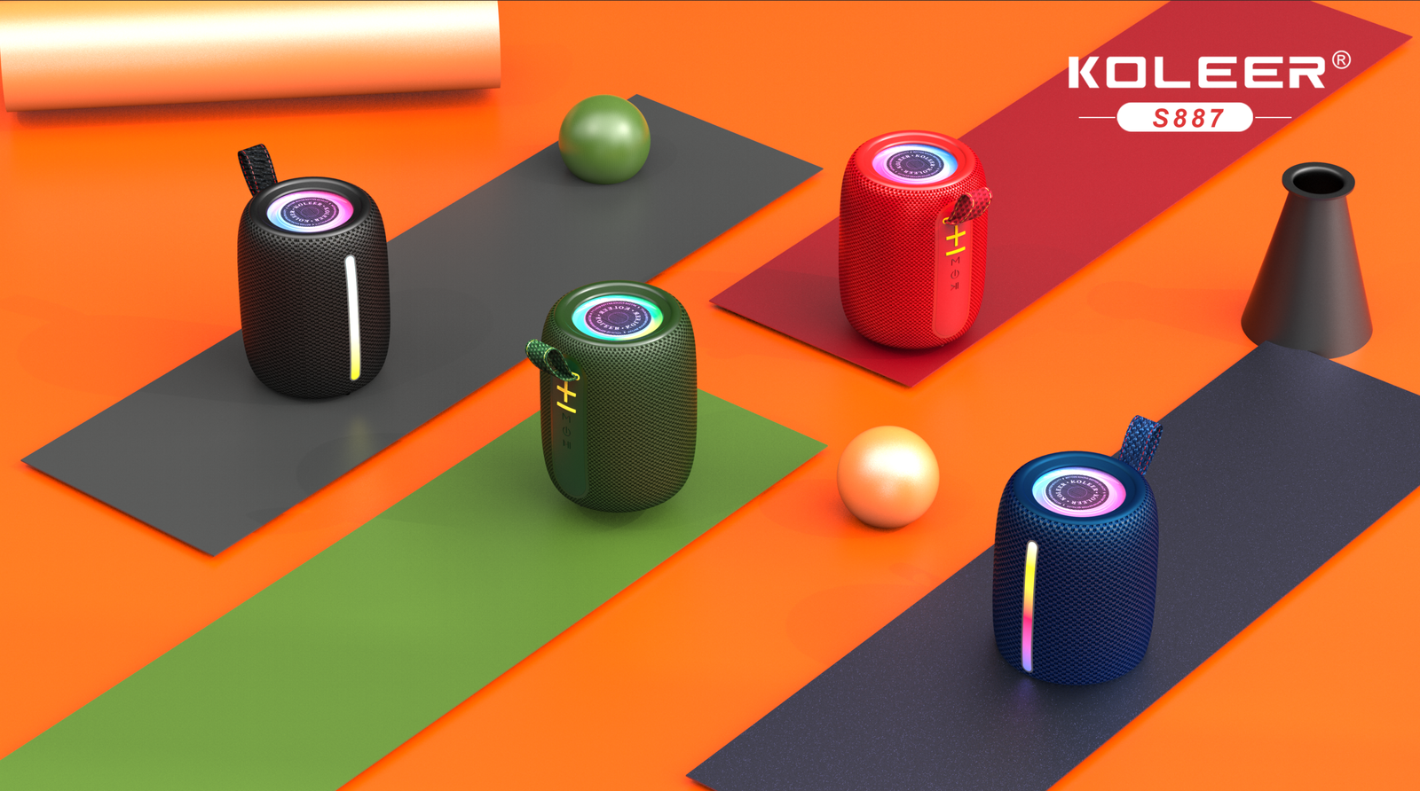 KOLEER S887 WIRELESS BLUETOOTH SPEAKER - Image 3