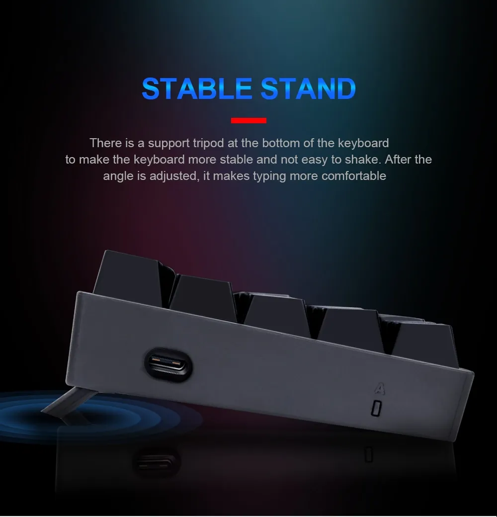 Redragon K630 Dragonborn 60% Wired RGB Gaming Keyboard, 61 Keys Compact Mechanical Keyboard - Image 9