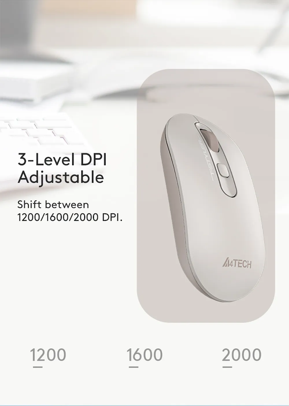 A4tech Fstyler FG20S Silent Click Wireless Mouse - Image 8