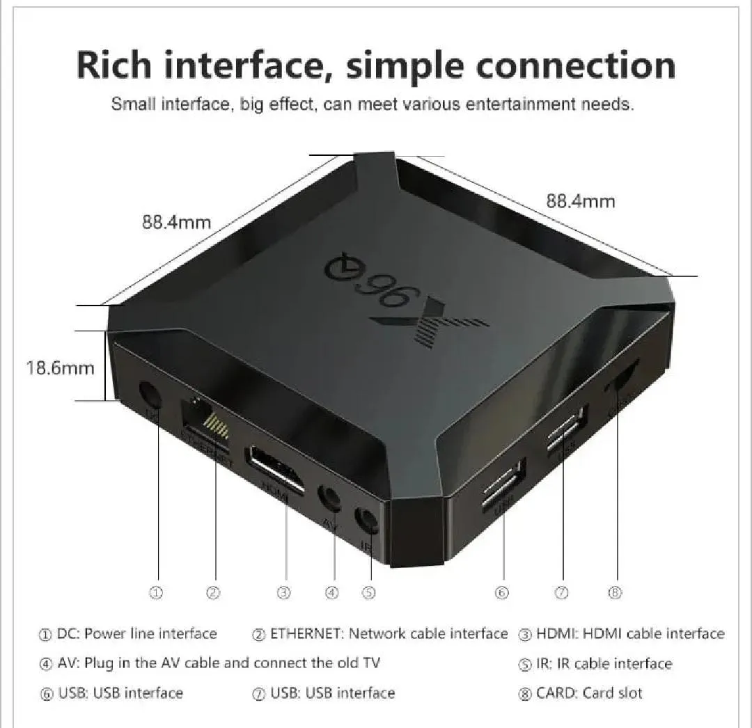 X96Q Andoid 13 - 4K Resolution | Smart Android TV Box | - Image 5