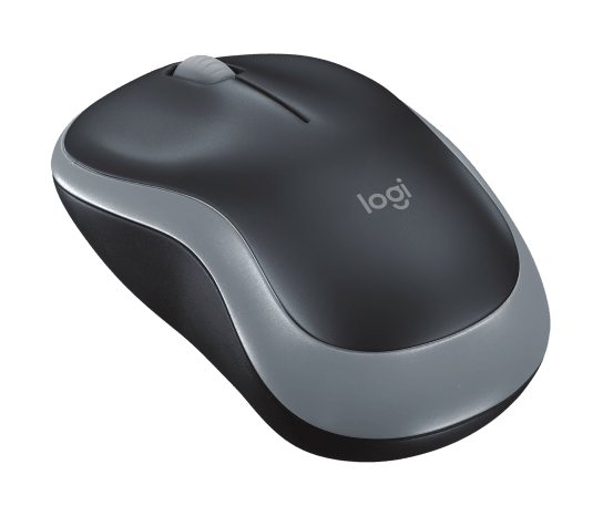 Logitech M185 Wireless Mouse (Swift Grey) with USB Mini Receiver, Compatible with PC, Mac, Laptop - Image 2
