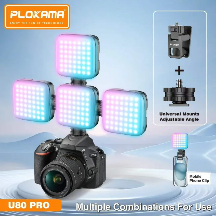 Plokama U80 Pro RGB LED Video Light - Image 6